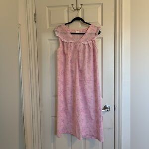 70s-80s vintage floral nightgown, made in England